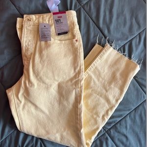 Levis Cropped 501s